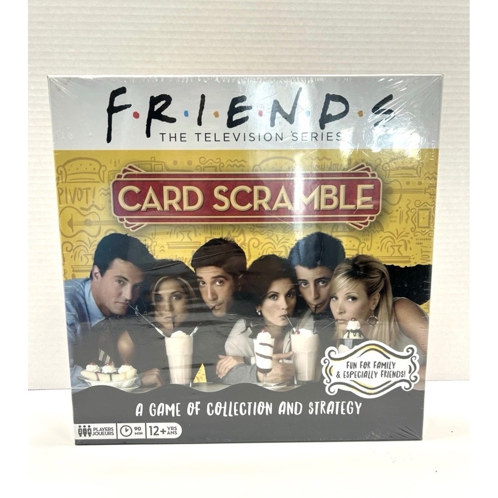 Friends The Television Series Card Scramble Board Game New Sealed 2-4 Players